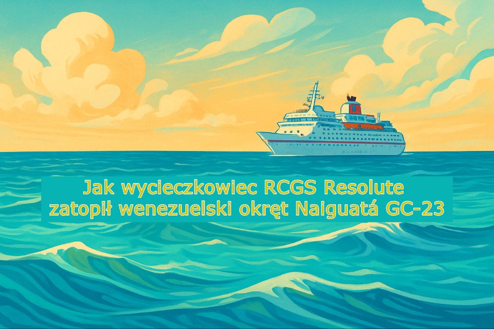 Jak wycieczkowiec RCGS Resolute zatopił wenezuelski okręt Naiguatá GC-23